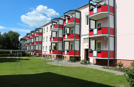 Balkonanbau in der Marwitzer Straße 17 - 21